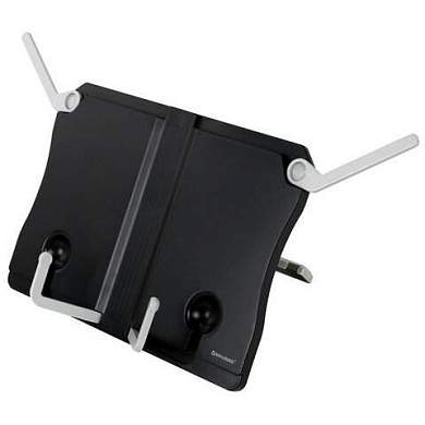 Подставка для книг и учебников BRAUBERG Black, регулируемый наклон, ABS-пластик, 238062 (арт. 238062)