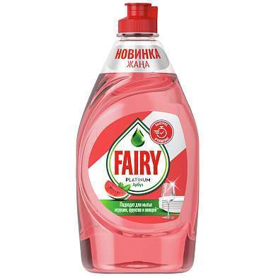 Средство для мытья посуды Fairy "Platinum Арбуз", 430мл (арт. 335797)