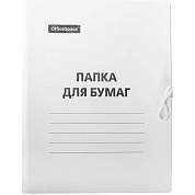 Папка для бумаг с завязками OfficeSpace, картон немелованный, 220г/м2, белый, до 200л. (арт. 225337)