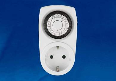 Uniel таймер мех. 220V 3500W 1 роз. суточный UST-M10 WHITE (арт. 682647)