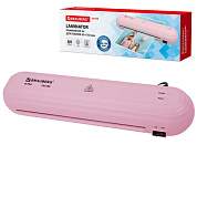 Ламинатор BRAUBERG ULTRA PM235P, РОЗОВЫЙ, формат A4, толщина пленки 60-150 мкм, скорость 30 см/мин, 532186 (арт. 532186)