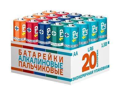 Элемент питания CRAZYPOWER LR6/316 BULK20 MIX (20/120/480) (арт. 762152)