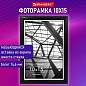 Рамка 10х15 см небьющаяся, багет 14,6 мм, пластик, BRAUBERG "Original Line", черная/серебро, 391233 (арт. 391233)