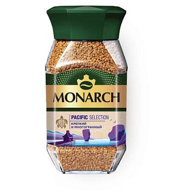Кофе растворимый MONARCH "Pacific Selection" 150 г, стеклянная банка, сублимированный, 4024638 (арт. 624864)