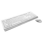 Набор проводной A4TECH Fstyler FG1010, USB, клавиатура 104 клавиши, мышь 3 кнопки + 1 кнопка-колесо, белая, 1147556 (арт. 514287)