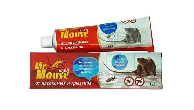 От грызунов и насекомых клей 135гр. туба Mr Mouse М-002 (арт. 28283)