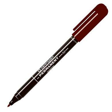 Маркер перманентный CENTROPEN 2846, КОРИЧНЕВЫЙ, тонкий наконечник, 1 мм, 628469411 (арт. 152025)
