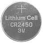 Батарейка литиевая GP Lithium CR2450 "таблетка, дисковая, кнопочная" 1 шт., блистер, CR2450-2C1 (арт. 454103)