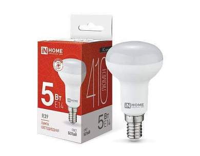 ASD/InHome VC R39 E14 5W(410lm) 4000K 4K 39x68 (без пульсации) 0852 (арт. 725384)