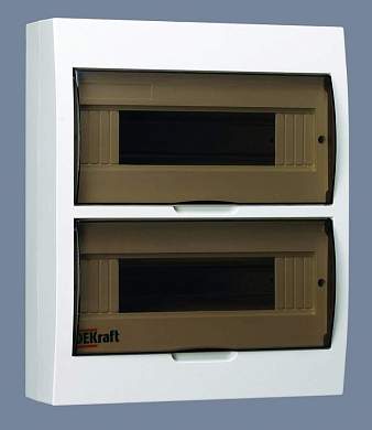 Schneider Electric DEKraft ЩРН-П-24 корпус пласт. навесной 24 модуля, IP41 31013DEK (арт. 335244)