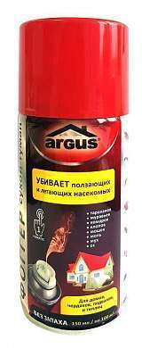 ARGUS ФОГГЕР 150мл (сухой туман) аэрозоль для помещения от тараканов, клопов, блох, мух AR-2073 (арт. 688708)
