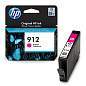 Картридж струйный HP (3YL78AE) для HP OfficeJet Pro 8023, №912 пурпурный, ресурс 315 страниц, оригинальный (арт. 363469)