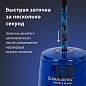 Точилка электрическая BRAUBERG DOUBLE BLADE BLUE, двойное лезвие, питание от 2 батареек AA, 229605 (арт. 229605)