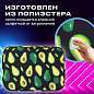 Пенал-косметичка BRAUBERG БОЛЬШОЙ, 1 отделение, 1 откидная планка, ткань, 21x15x6 см, "Avocado", 270706 (арт. 270706)
