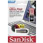 Флеш-диск 32 GB, SANDISK Ultra Flair, USB 3.0, металлический корпус, серебристый/черный, SDCZ73-032G-G46 (арт. 512218)