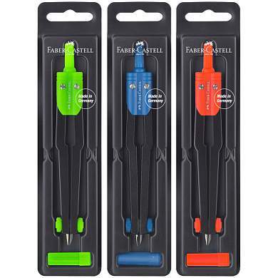 Циркуль Faber-Castell "School&College", пластиковый футляр (арт. 286756)