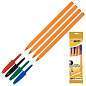 Ручки шариковые BIC "Orange Original", НАБОР 4 ЦВЕТА, узел 0,8 мм, линия 0,3 мм, пакет, 8308541 (арт. 140966)