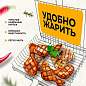 Решетка-гриль ГЛУБОКАЯ универсальная, размер 320х260 мм, глубина 50 мм, никелированное покрытие, РГК3НЭ (арт. 701750)