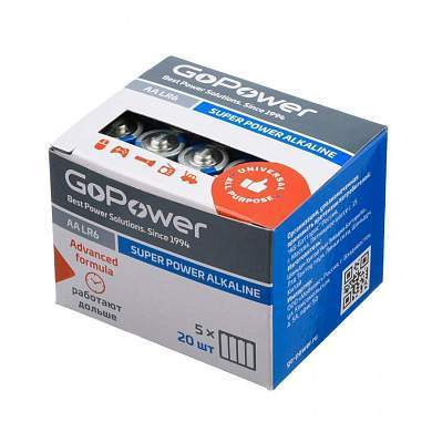 Элемент питания GoPower LR6/316 BOX20 4S (арт. 837729)