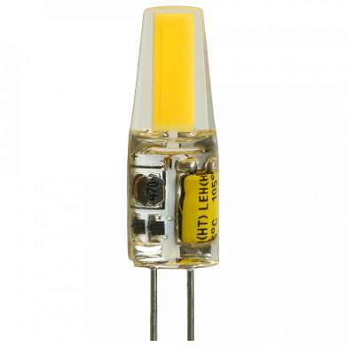 Feron G4 12V 3W (250lm) 6400K 6K COB силикон 36x10 JC LB-424 51172 (арт. 910928)
