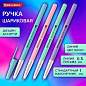 Ручка шариковая BRAUBERG "Офисная" PASTEL COLOR, СИНЯЯ, корпус ассорти, пишущий узел 1 мм, линия письма 0,5 мм, 144199 (арт. 144199)
