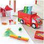 Набор для рисования Faber-Castell "Connector Truck" 33 фломастера+10 клипс, металлическая коробка (арт. 286214)
