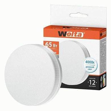 WOLTA лампа светодиодн. GX53 8W (650lm) 4000K 4K 25S75R8GX53 26x74 (арт. 822535)