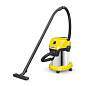 Пылесос хозяйственный KARCHER WD 3 S, мусоросборник 17 л, мощность 1000 Вт, желтый, 1.628-135.0 (арт. 456632)