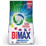 Стиральный порошок-автомат GEL гранула 2,4 кг, BIMAX "100 пятен", 2503-1АХ (арт. 702644)