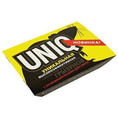 Средство для уничтожения грызунов мумифицирующее гель+гранулы UNIQ, UN250 (арт. 608940)