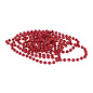 Бусы ёлочные "ШАРИКИ" d8 мм, 10 м, КРАСНЫЕ, пластик, ПВХ бокс, ЗОЛОТАЯ СКАЗКА, 592907 (арт. 592907)