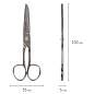 Ножницы цельнометаллические BRAUBERG "Professional", 150 мм, классической формы, 237101 (арт. 237101)