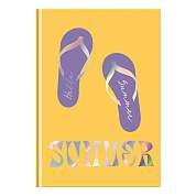 Записная книжка А5 80л. BG "Summer", матовая ламинация, тиснение голографической фольгой, блок в точку, 100 гр/м2 (арт. 342963)