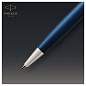 Ручка шариковая Parker "Sonnet Subtle Blue CT" черная, 1,0мм, поворот., подарочная упаковка (арт. 240075)