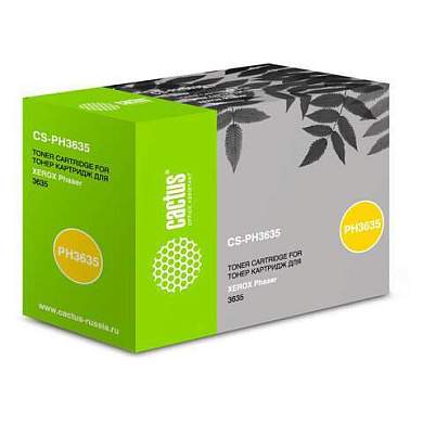 Картридж лазерный CACTUS (CS-PH3635) для XEROX Phaser 3635MFP/3635MFPW, ресурс 10000 стр. (арт. 362564)