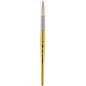 Кисть художественная синтетика Гамма "GOLD BRUSH", круглая №10, французское крепление, короткая ручка (арт. 366870)