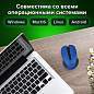 Мышь беспроводная с бесшумным кликом SONNEN V18, USB, 800/1200/1600 dpi, 4 кнопки, синяя, 513515 (арт. 513515)