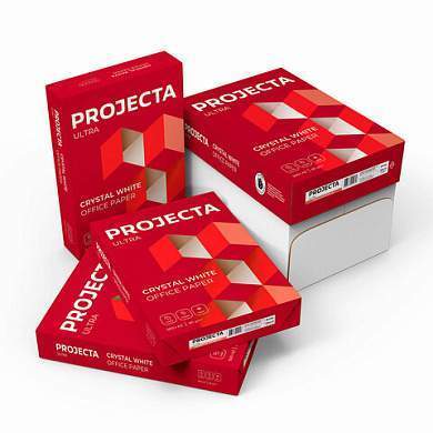 Бумага офисная БОЛЬШОГО ФОРМАТА (297х420), А3, 80 г/м2, 500 л., марка А, PROJECTA ULTRA, 162% (CIE) (арт. 114749)