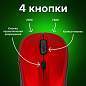 Мышь беспроводная SONNEN V-111, USB, 800/1200/1600 dpi, 4 кнопки, оптическая, красная, 513520 (арт. 513520)