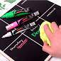 Маркер меловой UNI "Chalk", 1,8-2,5 мм, БЕЛЫЙ, влагостираемый, для гладких поверхностей, PWE-5M WHITE (арт. 142628)