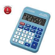 Калькулятор карманный Citizen LC-110NR-BL, 8 разрядов, питание от батарейки, 58*88*11мм, голубой (арт. 279753)
