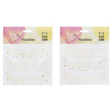 Наклейка-тату MESHU "Freckles", 15*18,5см, инд. уп., европодвес (арт. 357899)