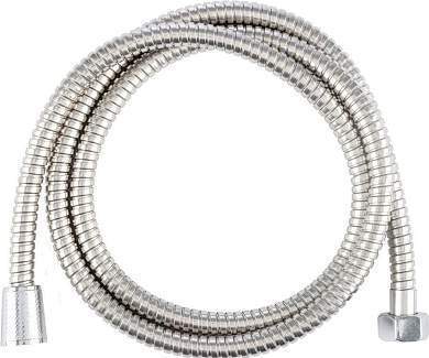 Шланг для душа растягивающийся 150-170 см, 1/2"(Имп)-1/2"(Имп), ПВХ, нерж.сталь, 105293 (арт. 851097)