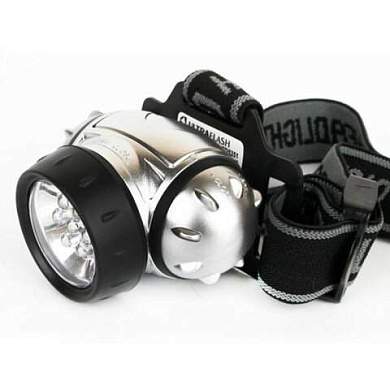 Фонарь налобный ULTRAFLASH 7хLED, 3 режима, питание 3хААА (не в комплекте), LED5351 (арт. 238286)