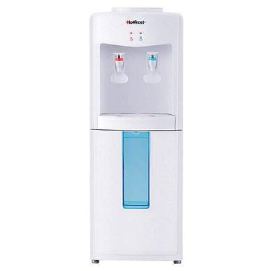 Кулер для воды HOT FROST V118E, напольный, НАГРЕВ/ОХЛАЖДЕНИЕ ЭЛЕКТРОННОЕ, 2 крана, белый, 120211802 (арт. 455535)