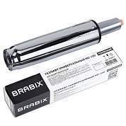 Газлифт прочный BRABIX HD-100 короткий, ХРОМ, в открытом виде 346 мм, d 50 мм, класс 4, 533077 (арт. 533077)