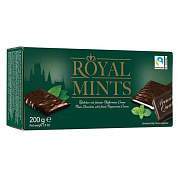 Шоколад порционный HALLOREN "Royal Mints" с мятной начинкой, 200 г, картонная коробка, 40659 (арт. 622694)