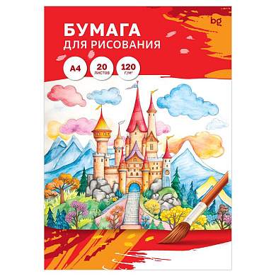 Папка для рисования А4, 20л., BG, 120г/м2 (арт. 365257)