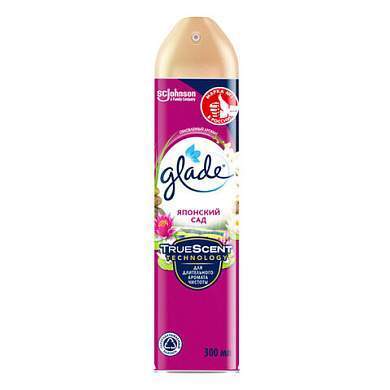 Освежитель воздуха аэрозольный 300 мл, GLADE "Японский сад" (арт. 602166)