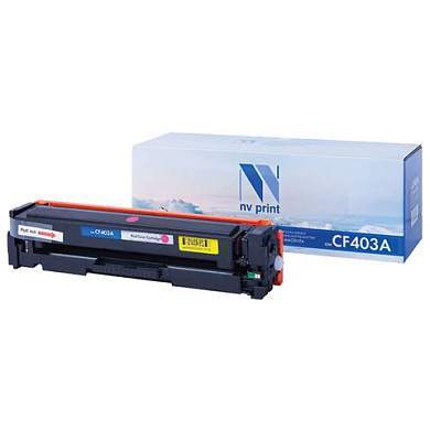 Картридж лазерный NV PRINT (NV-CF403A) для HP M252dw/M252n/M274n/M277dw/M277n7, пурпурный, ресурс 1400 страниц (арт. 363414)